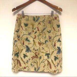 👠Vintage Kit Cornell tapestry skirt.  Size 8
